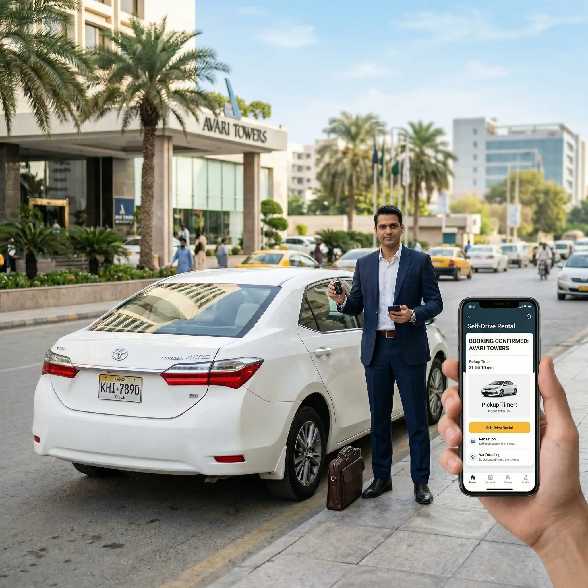 karachi drive self drive car rental